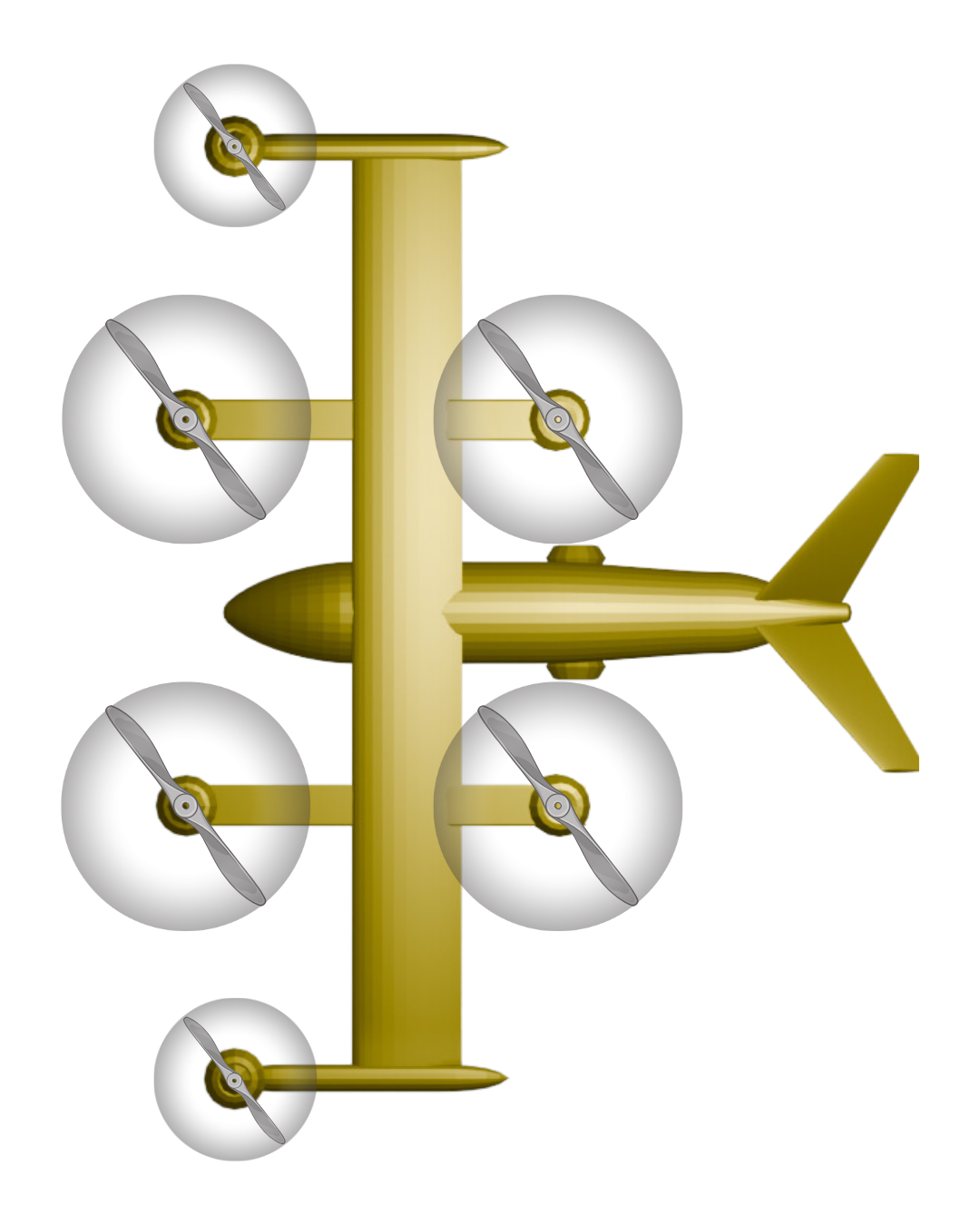 Interactive K50 eVTOL Aircraft